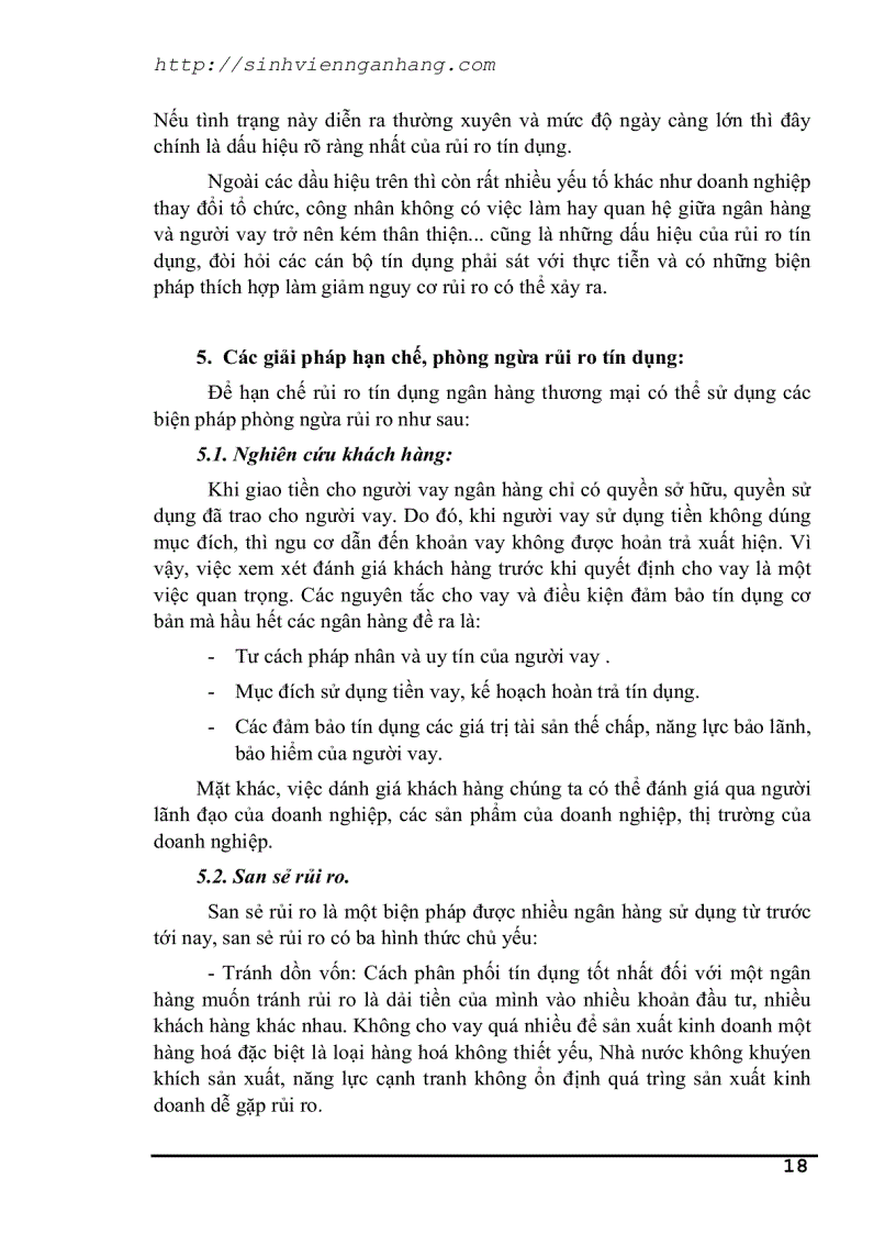 image for page Tín dụng và rủi ro trong hoạt động tín dụng của NH TM