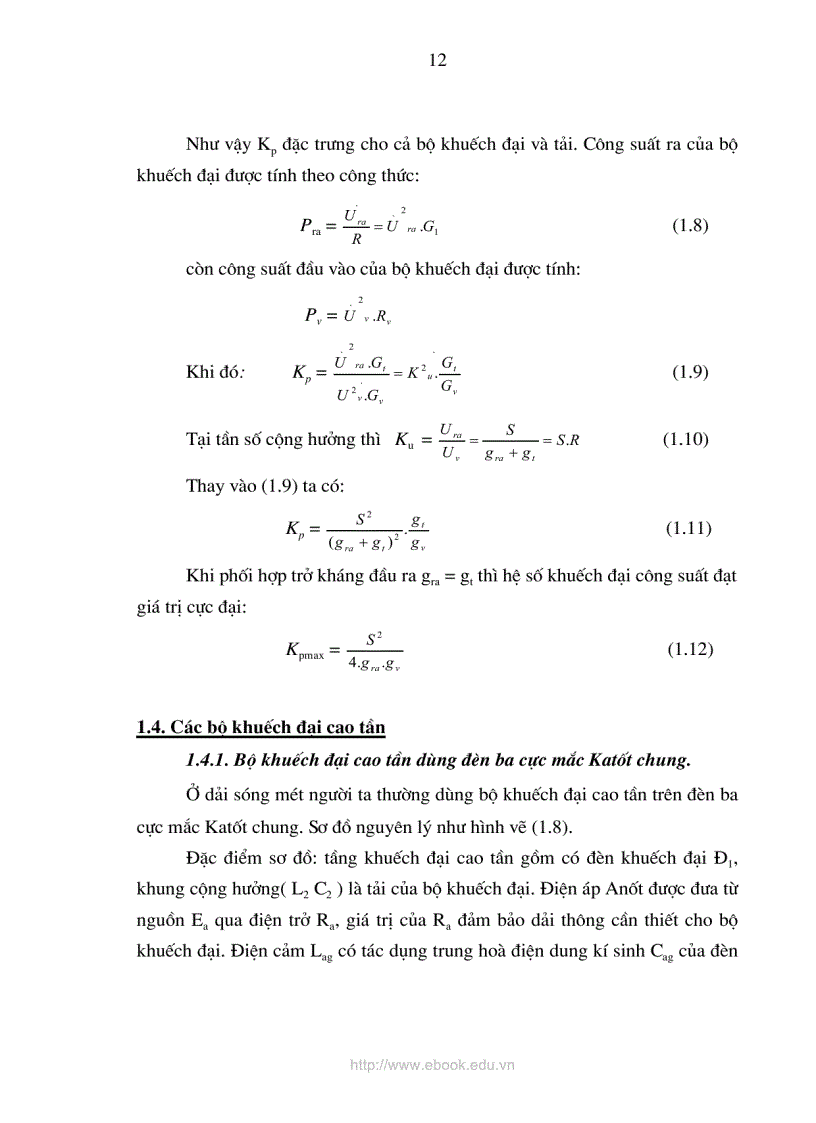 image for page Nghiên cứu khả năng ứng dụng linh kiện thế hệ mới cho bộ khuếch đại cao tần máy thu ra đa