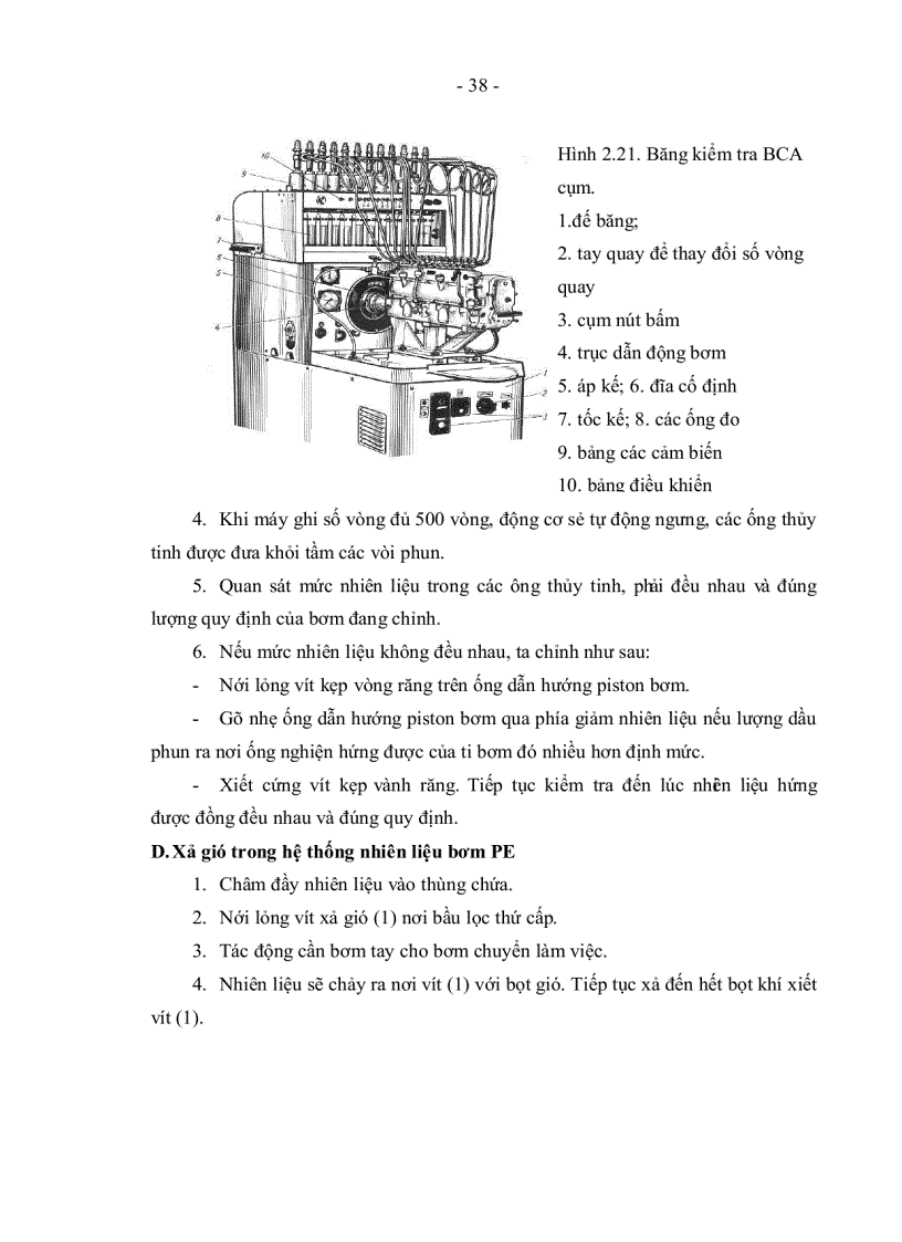 image for page Phân tích nguyên lý làm việc quy trình tháo lắp kiểm tra điều chỉnh sửa chữa hệ thống khởi động động cơ diesel