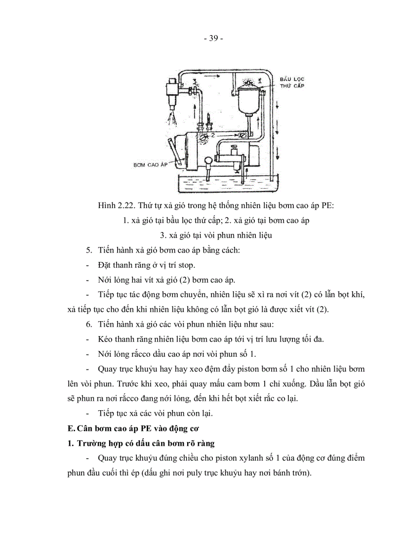 image for page Phân tích nguyên lý làm việc quy trình tháo lắp kiểm tra điều chỉnh sửa chữa hệ thống khởi động động cơ diesel