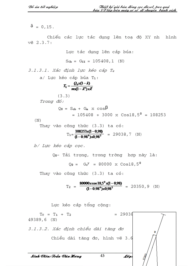 image for page Thiết kế giá búa đóng cọc diesel treo quả búa 5T lắp trên máy cơ sở di chuyển bánh xích