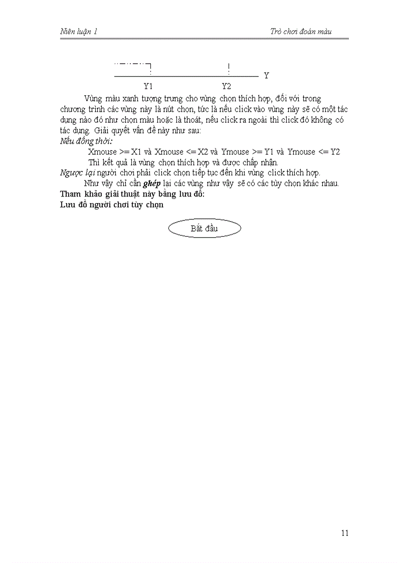 image for page Niên luận 1 Sử dụng ngôn ngữ Borland Pascal 7 0 cài đặt chương trình theo yêu cầu đề tài và giao diện xây dựng trên màn hình đồ họa Trò Chơi Đoán Màu