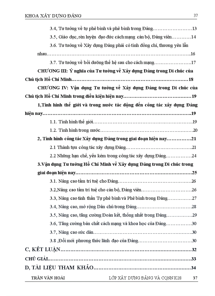 image for page Ýnghĩa giá trị của tư tưởng về Xây dựng Đảng trong Di chúc của Chủ tịch Hồ Chí Minh giá trị và vai trò của tư tưởng đó trong công tác Xây dựng Đảng trong tình hình giai đoạn hiện nay