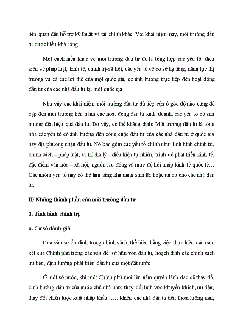 image for page Môi trường đầu tư phân biệt môi trường đầu tư cấp tỉnh và cấp trung ương