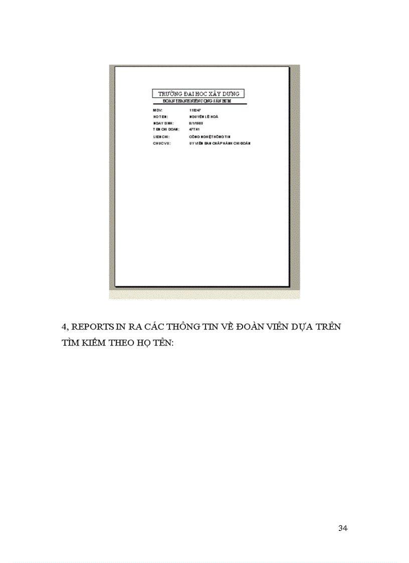 image for page Chương trình được ứng dụng bằng ngôn ngữ Microsoft Access vào Quản lý đoàn viên
