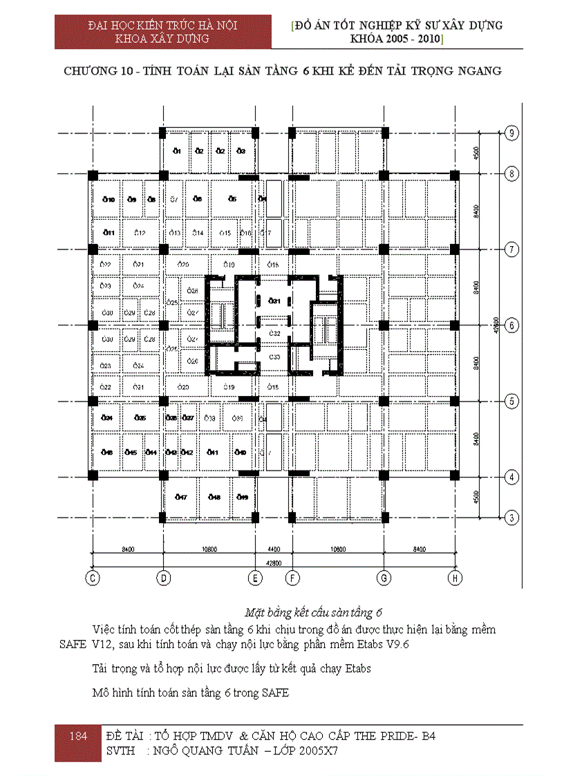 image for page Tính toán lõi thang máy