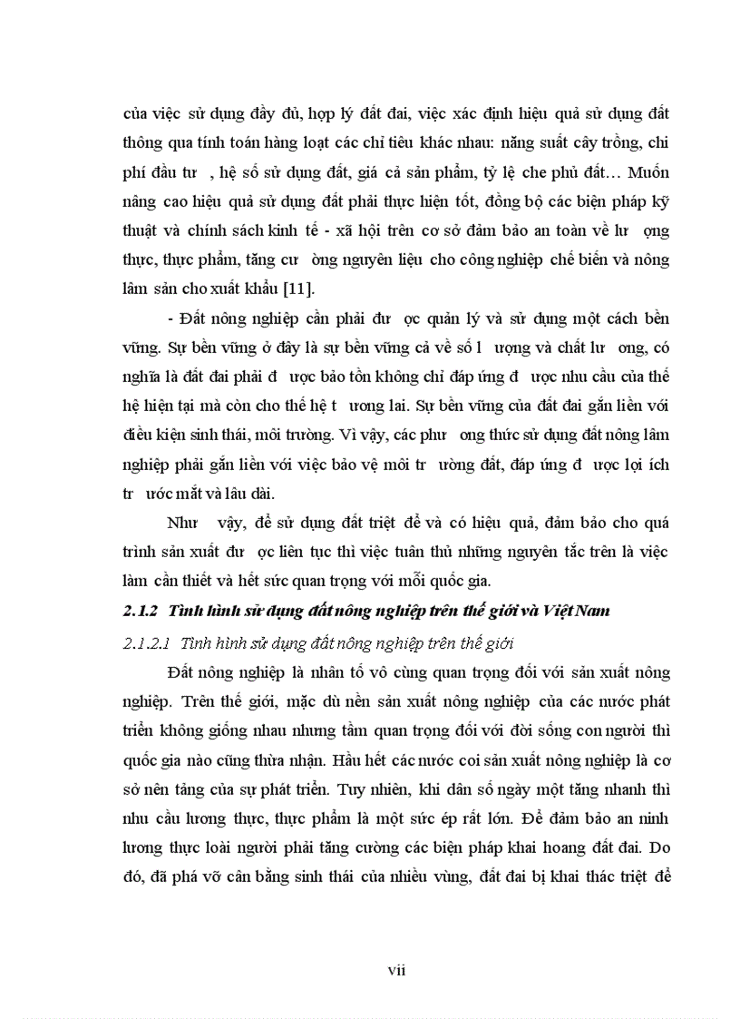 image for page Đánh giá thực trạng và đề xuất sử dụng đất nông nghiệp hợp lý huyện Hoằng Hoá tỉnh Thanh Hoá