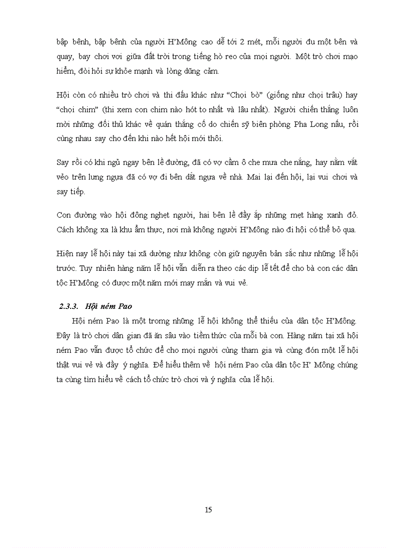 image for page Các lễ hội truyền thống của người H Mông tại xã Quảng Hòa huyện Đăk Glong tỉnh Đăk Nông