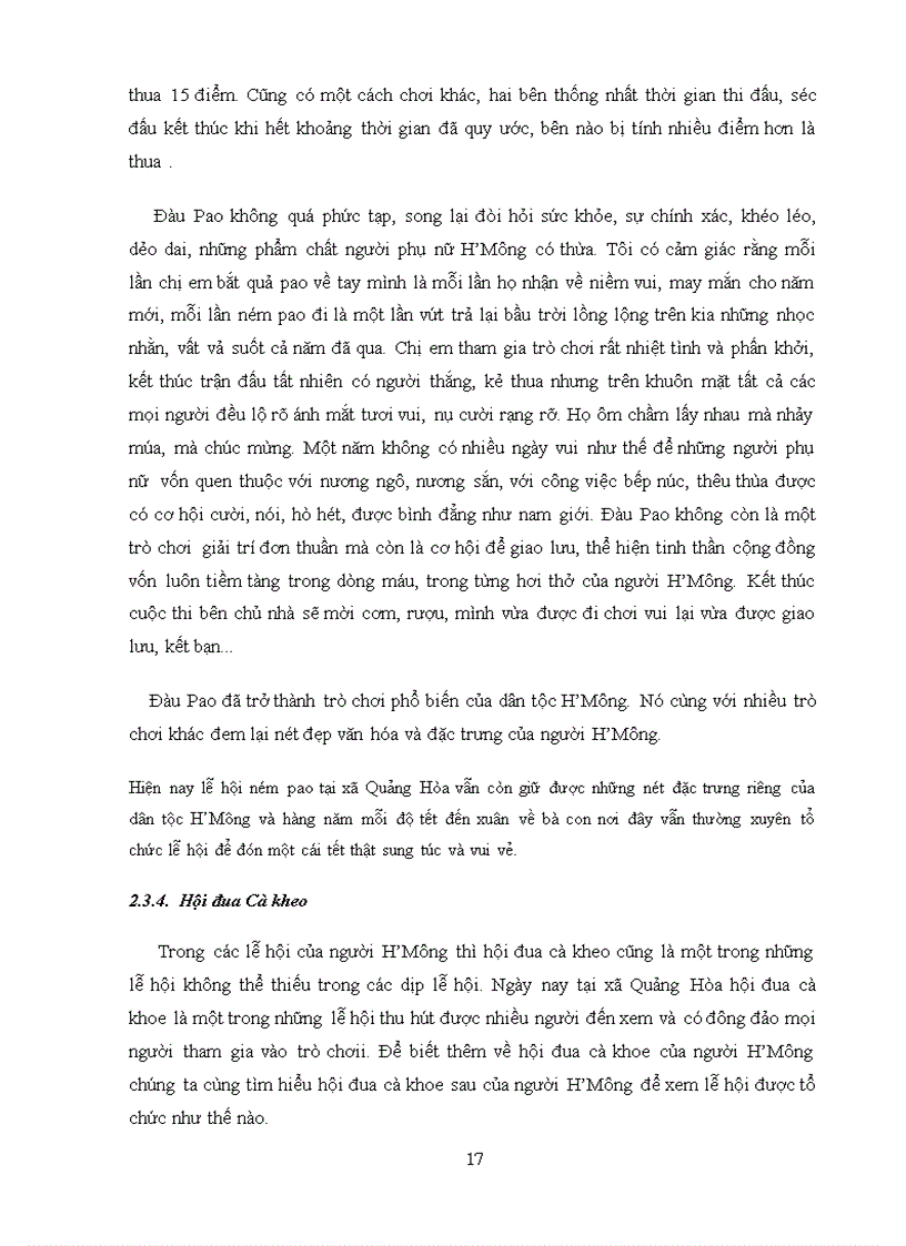 image for page Các lễ hội truyền thống của người H Mông tại xã Quảng Hòa huyện Đăk Glong tỉnh Đăk Nông
