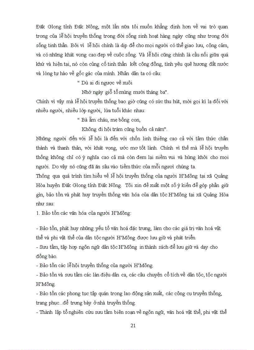 image for page Các lễ hội truyền thống của người H Mông tại xã Quảng Hòa huyện Đăk Glong tỉnh Đăk Nông