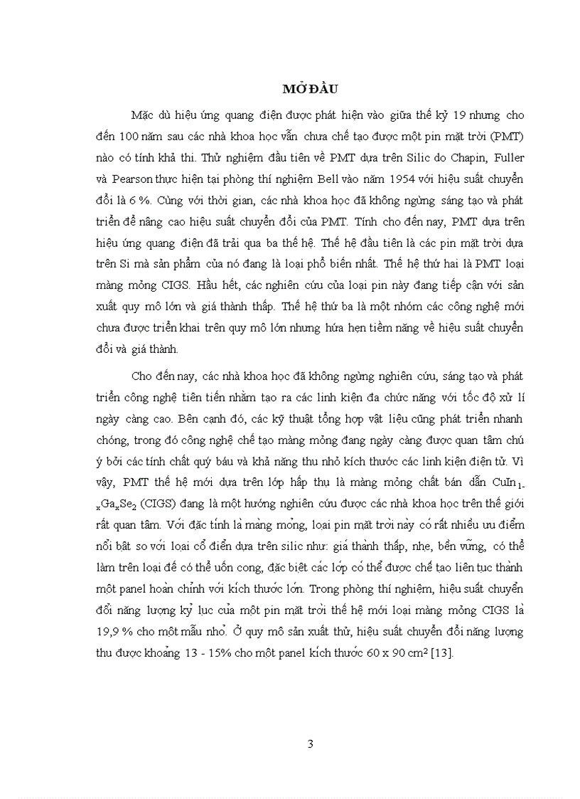 image for page Mô phỏng một chiều hoạt động của một pin mặt trời thế hệ mới loại màng mỏng với lớp hấp thụ CIGS Cu In1 x GaxSe2