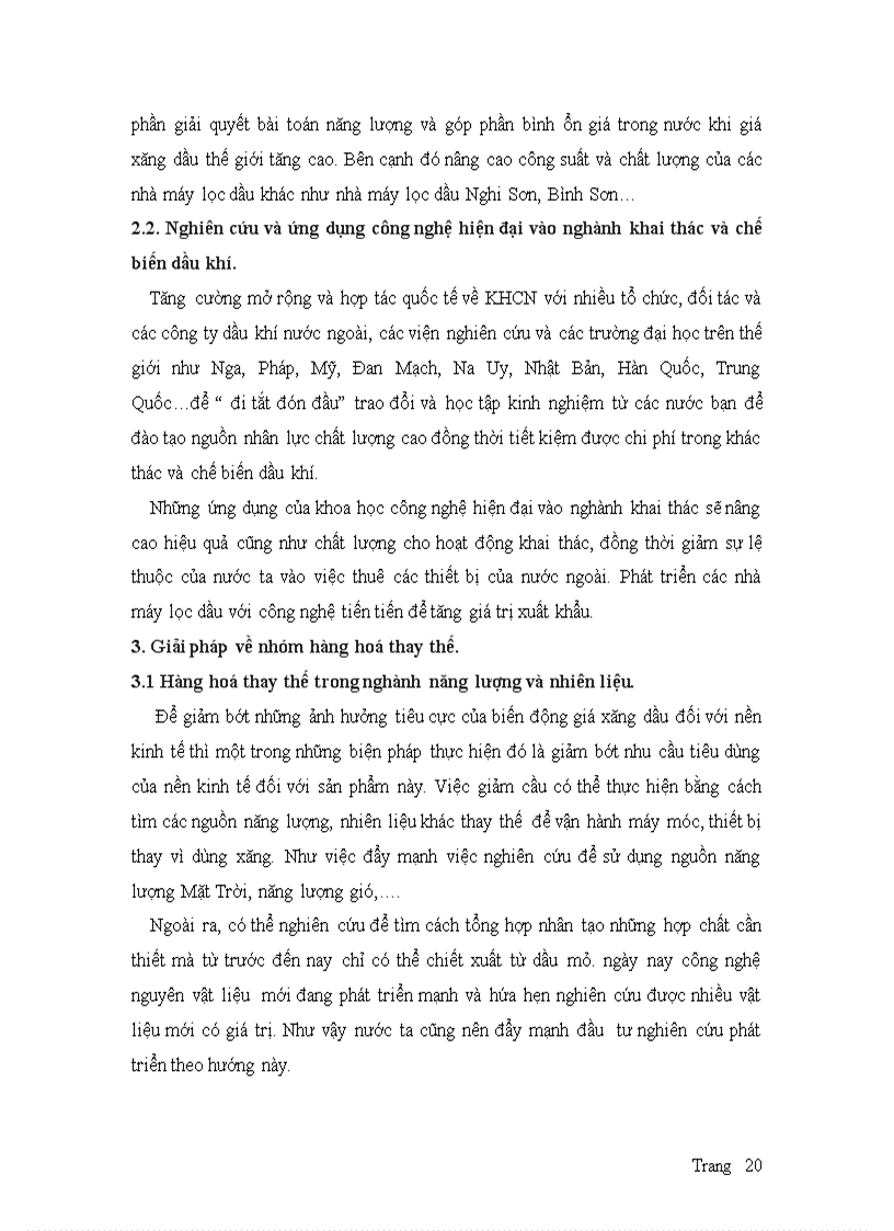 image for page Thực trạng xăng dầu tăng giá Các giải pháp bình ổn thị trường xăng dầu trong nước