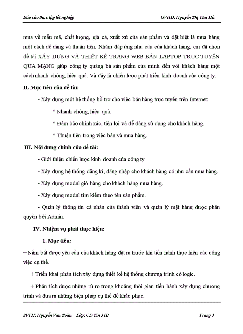 image for page Xây dựng và thiết kế trang web bán laptop trực tuyến qua mạng