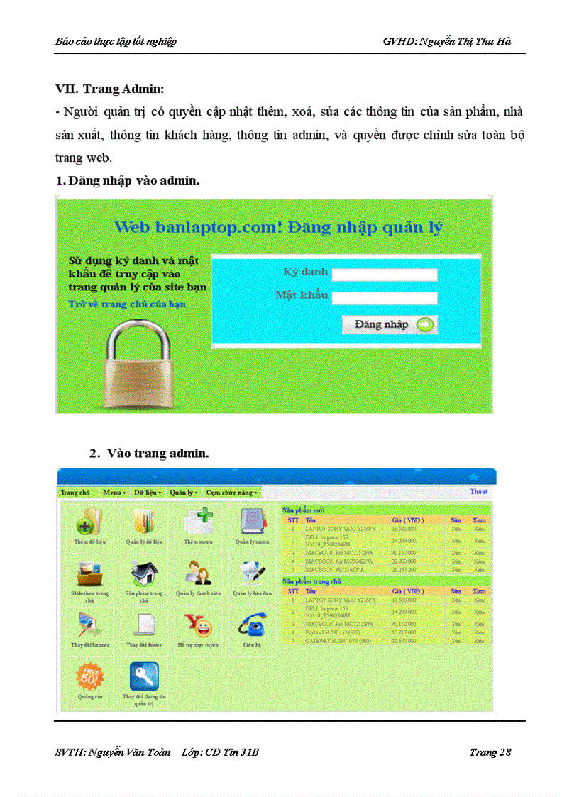 image for page Xây dựng và thiết kế trang web bán laptop trực tuyến qua mạng