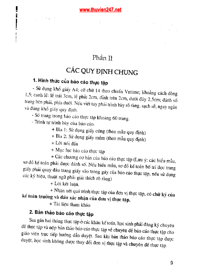 image for page Giáo trình Hướng dẫn nội dung thực tập và viết báo cáo thực tập tốt nghiệp chuyên ngành kế toán DNSX