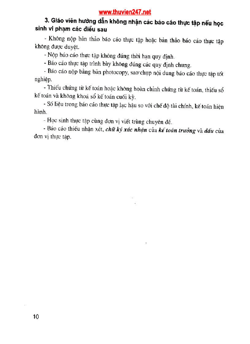 image for page Giáo trình Hướng dẫn nội dung thực tập và viết báo cáo thực tập tốt nghiệp chuyên ngành kế toán DNSX