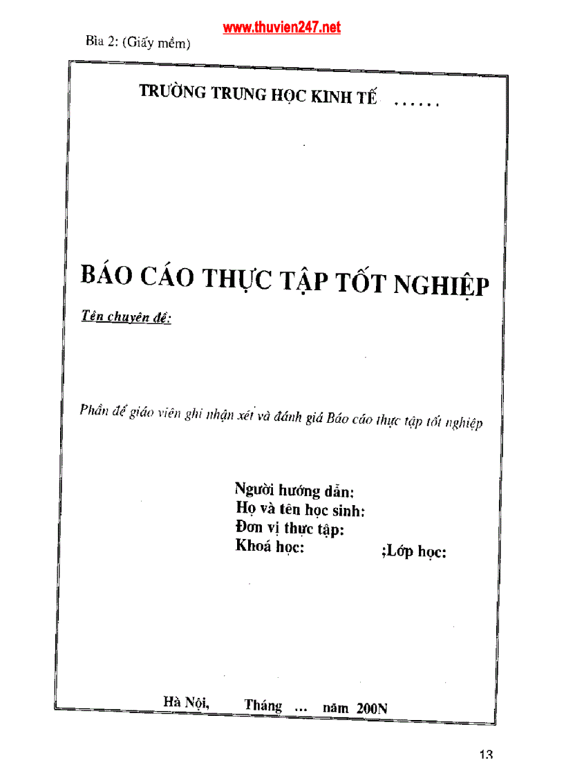 image for page Giáo trình Hướng dẫn nội dung thực tập và viết báo cáo thực tập tốt nghiệp chuyên ngành kế toán DNSX