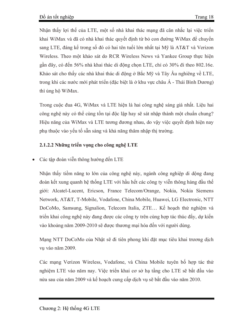 image for page Hệ thống thông tin di động thế hệ thứ 4 theo công nghệ LTE và LTE phát triển