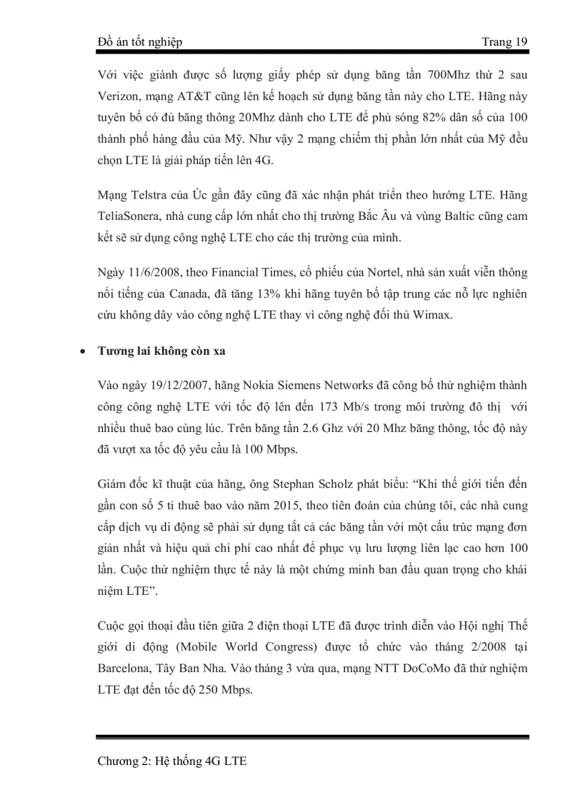 image for page Hệ thống thông tin di động thế hệ thứ 4 theo công nghệ LTE và LTE phát triển