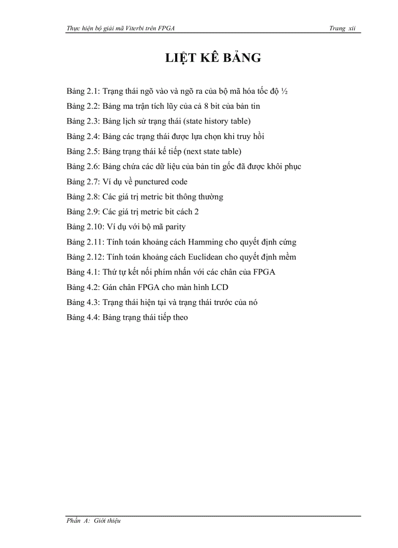 image for page Thực hiện bộ giải mã viterbi trên FPGA
