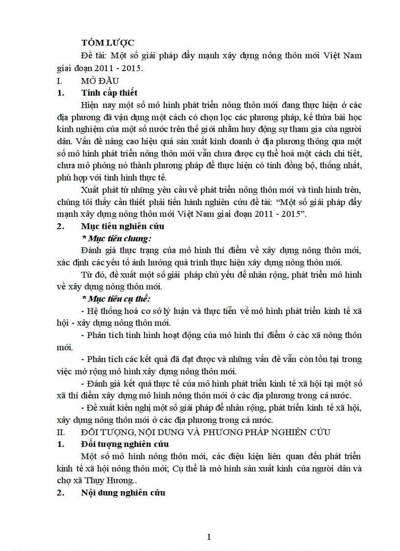 image for page Một số giải pháp đẩy mạnh xây dựng nông thôn mới Việt Nam giai đoạn 2011 2015