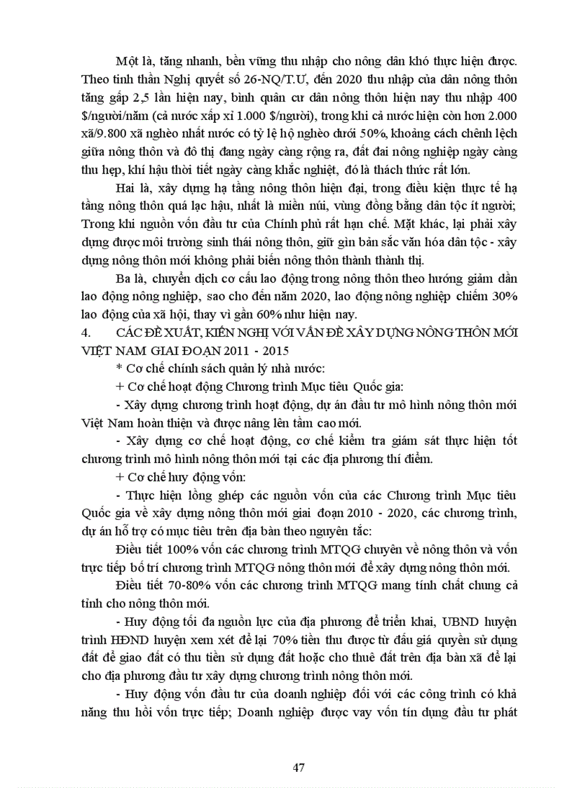 image for page Một số giải pháp đẩy mạnh xây dựng nông thôn mới Việt Nam giai đoạn 2011 2015
