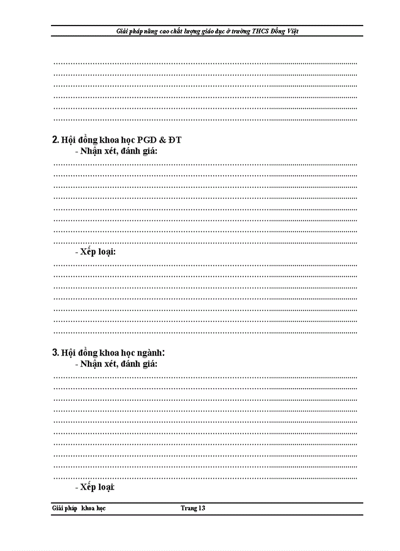 image for page Giải pháp nâng cao chất lượng giáo dục ở trường THCS Đồng Việt