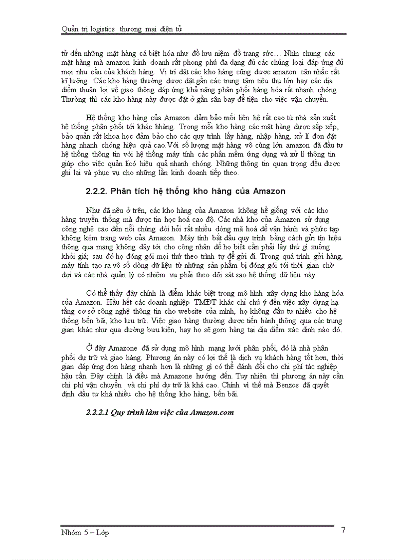 image for page Phân tích hệ thống kho hàng của Amazon