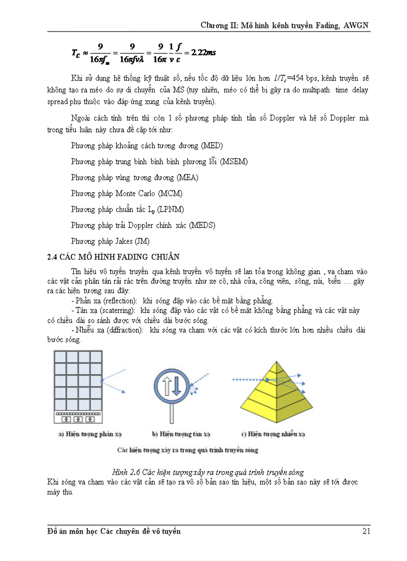 VIỄN THÔNG PRO Hiện tượng đa đường  Multipath