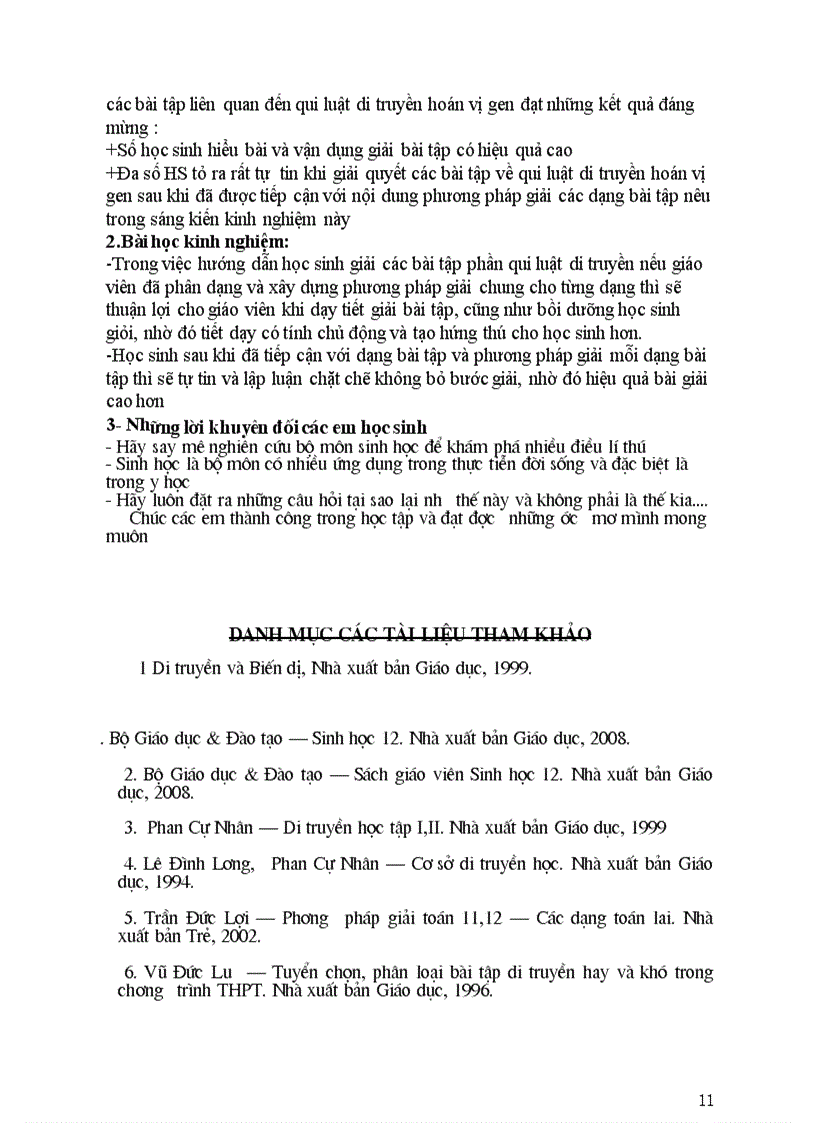 image for page Phương pháp giải các bài tập về di truyền liên kết không hoàn toàn