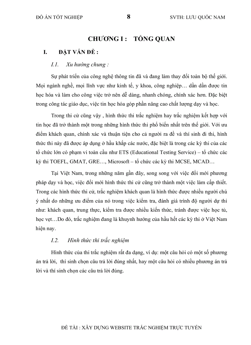 image for page Xây dựng website trắc nghiệm trực tuyến