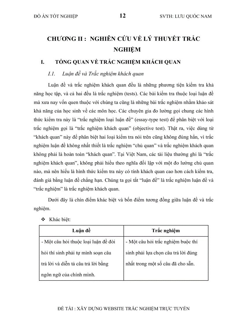 image for page Xây dựng website trắc nghiệm trực tuyến