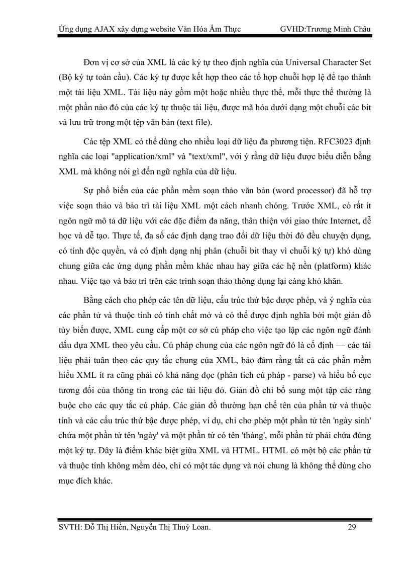 image for page Ứng dụng AJAX xây dựng website Văn Hóa Ẩm Thực