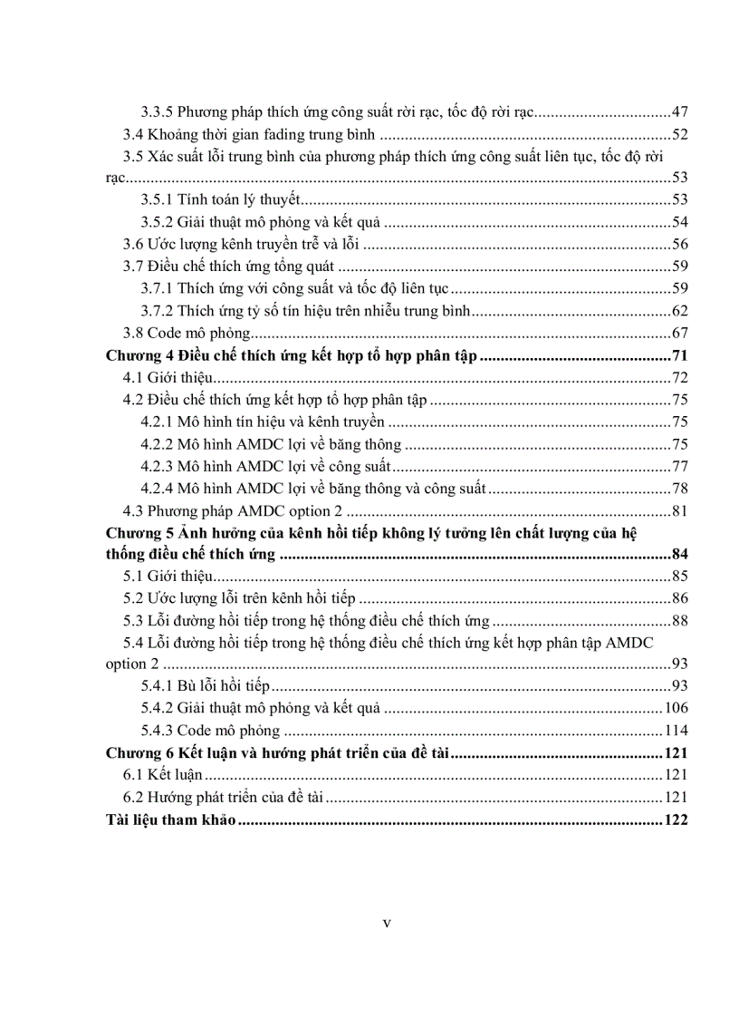 image for page Nghiên Cứu Đánh Giá Ảnh Hưởng Của Kênh Truyền Hồi Tiếp Không Lý Tưởng Lên Chất Lượng Của Hệ Thống Điều Chế Thích Ứng