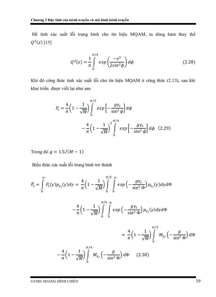 image for page Nghiên Cứu Đánh Giá Ảnh Hưởng Của Kênh Truyền Hồi Tiếp Không Lý Tưởng Lên Chất Lượng Của Hệ Thống Điều Chế Thích Ứng