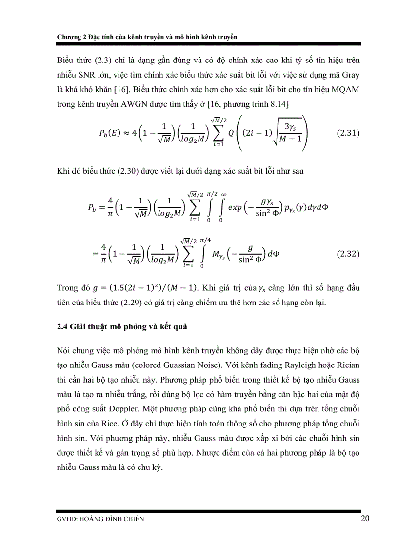 image for page Nghiên Cứu Đánh Giá Ảnh Hưởng Của Kênh Truyền Hồi Tiếp Không Lý Tưởng Lên Chất Lượng Của Hệ Thống Điều Chế Thích Ứng