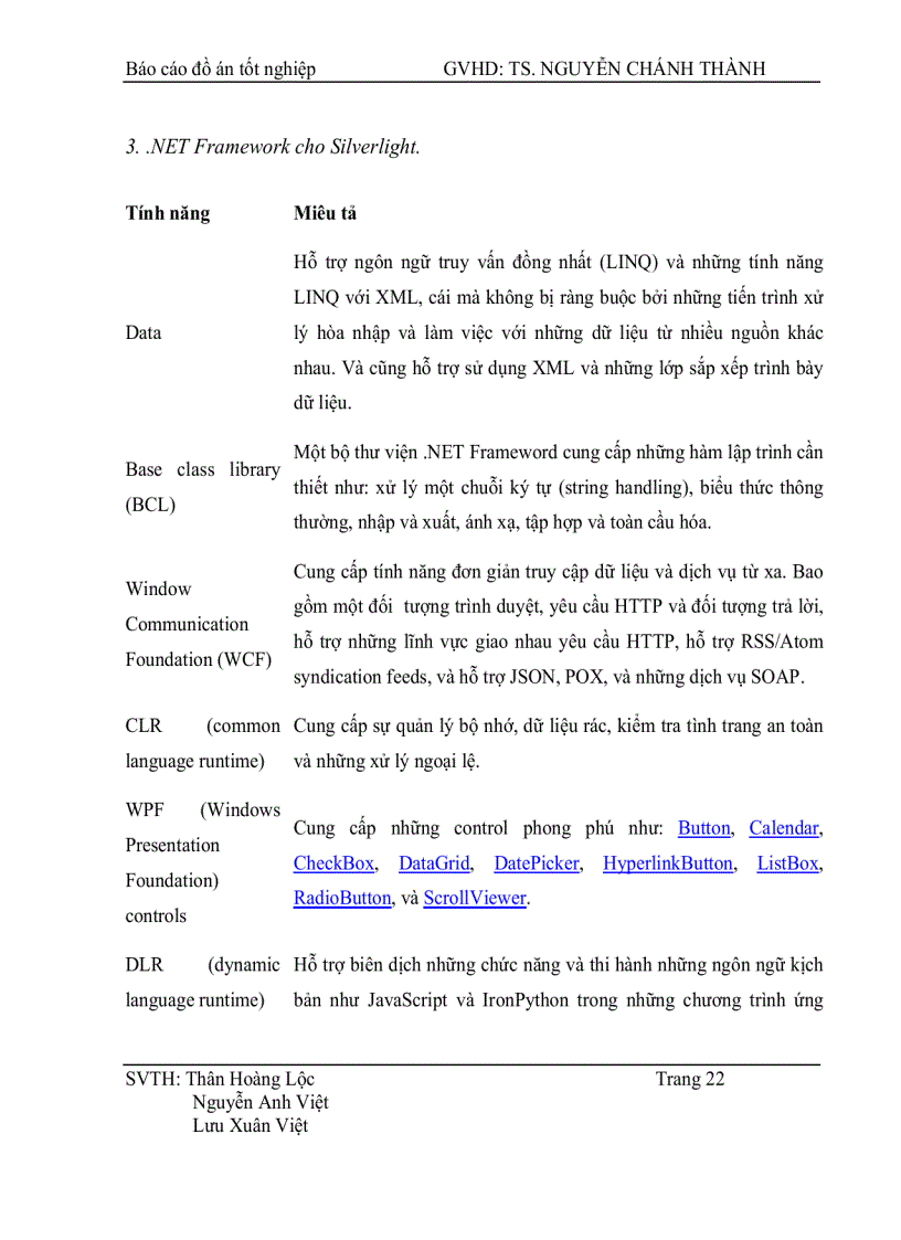 image for page Nghiên cứu Silversight và xây dựng ứng dụng web hỗ trợ phát triển bài giảng dạng Multimedia