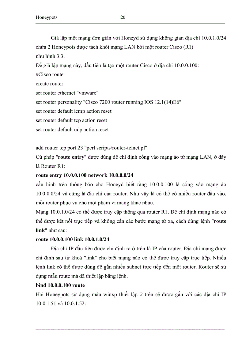 image for page Giả lập mạng với honeypot