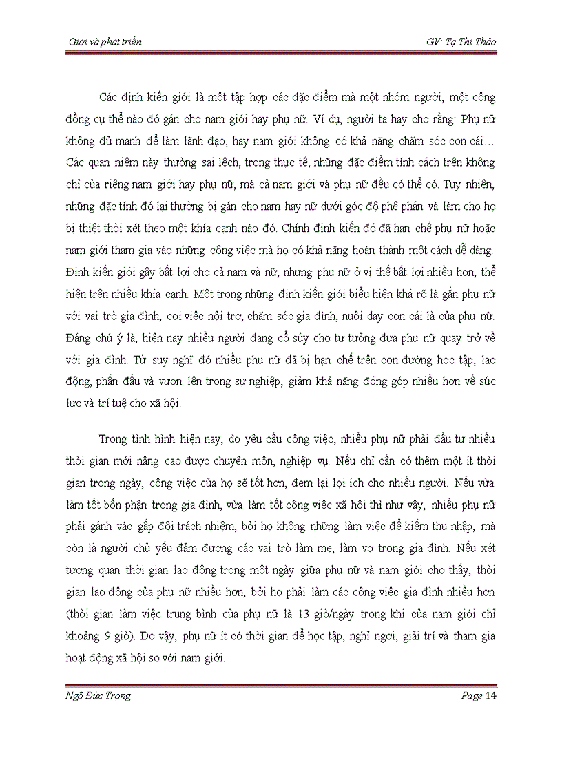 image for page Bất bình đẳng giới trong lĩnh vực lao động