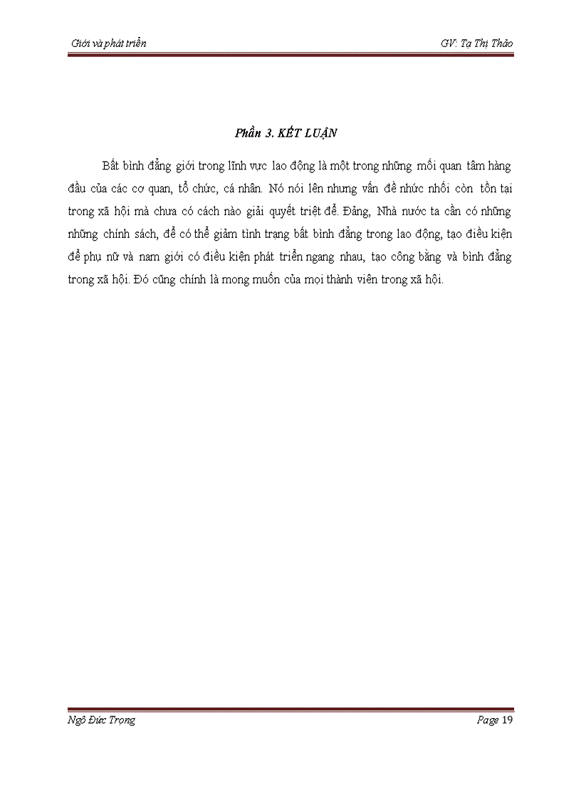 image for page Bất bình đẳng giới trong lĩnh vực lao động