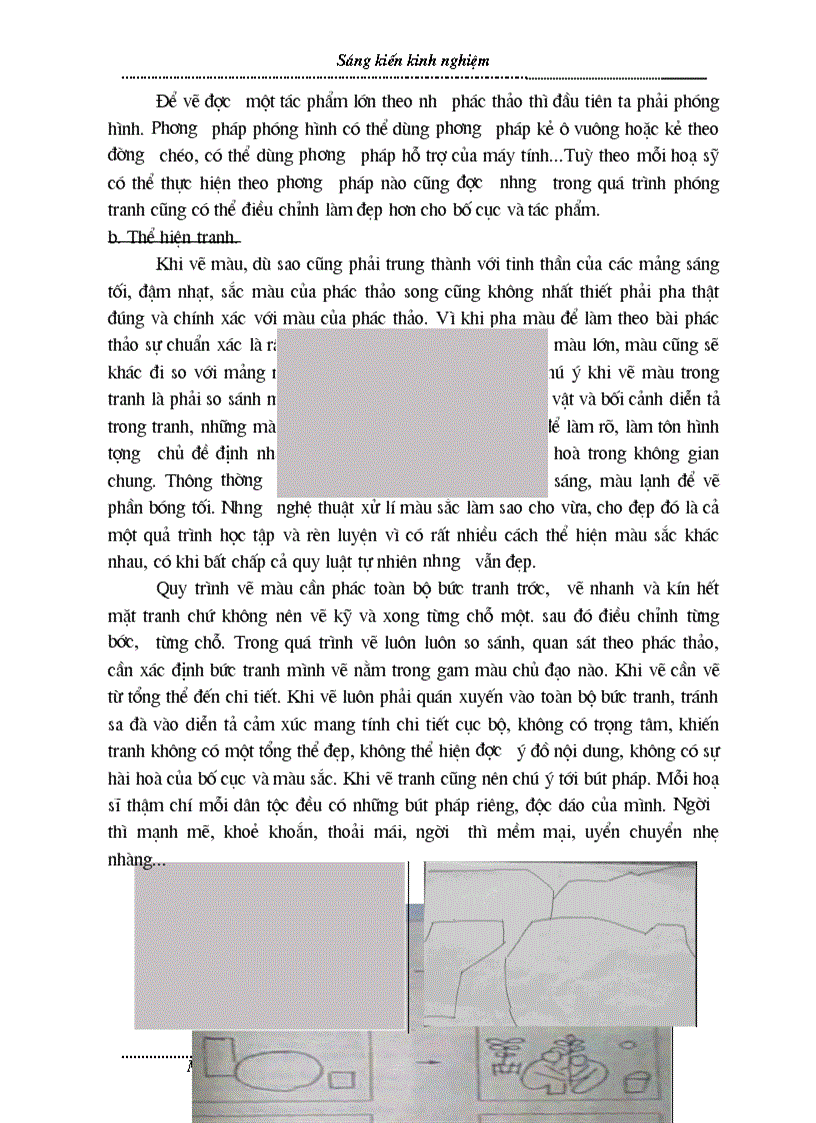 image for page Một số hình thức xây dựng bố cục trong tranh của hội họa Việt Nam