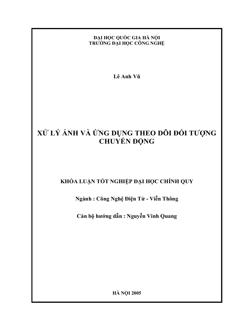 image for page Xử lý ảnh và ứng dụng theo dõi đối tượng chuyển động