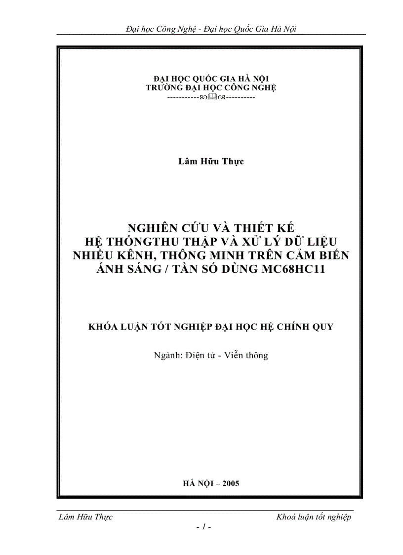 image for page Nghiên cứu và thiết kế hệ thống thu nhập và xử lý dữ liệu nhiều kênh thông minh trên cảm biến ánh sáng tần số dùng MC68HC1