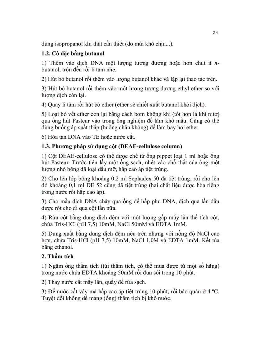 image for page Kỹ thuật cơ bản trong sinh học phân tử