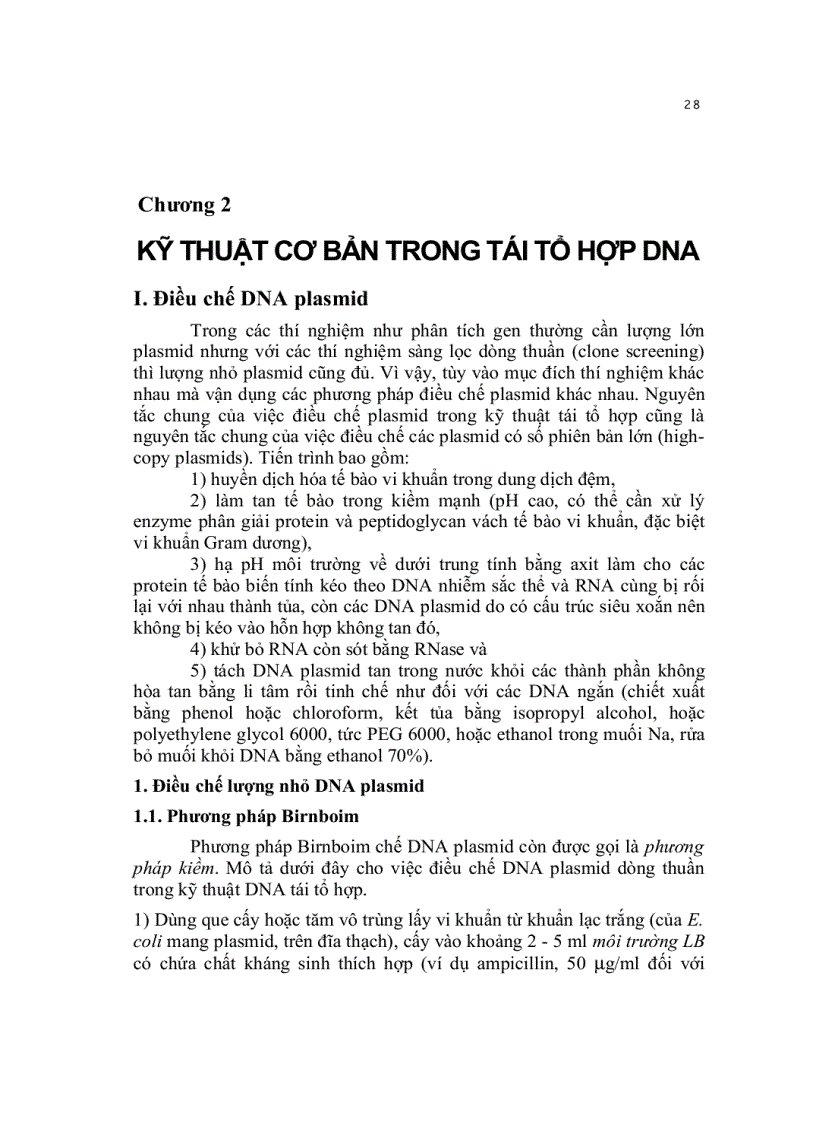 image for page Kỹ thuật cơ bản trong sinh học phân tử