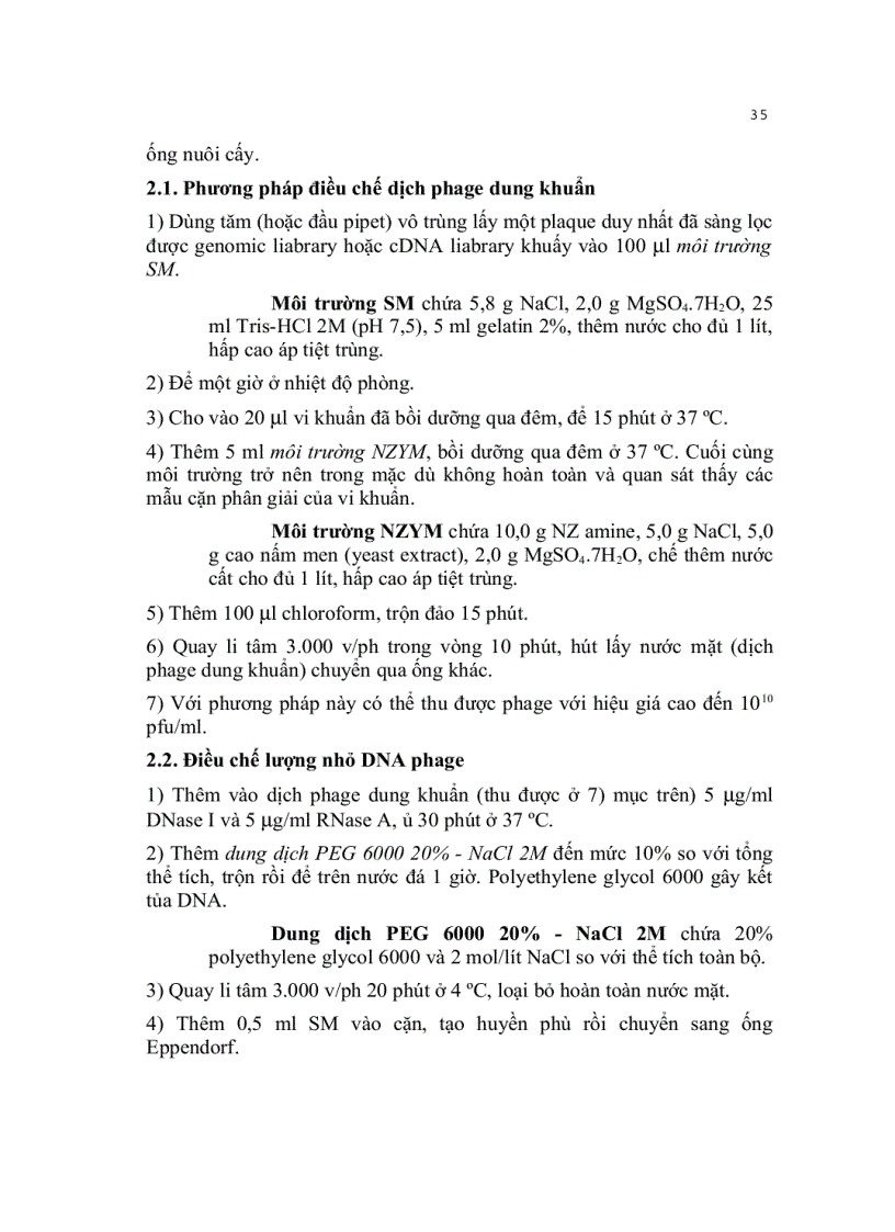 image for page Kỹ thuật cơ bản trong sinh học phân tử