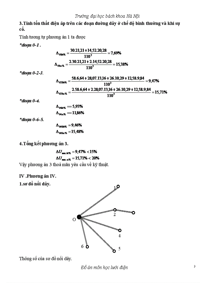 image for page Đồ án môn học lưới điện