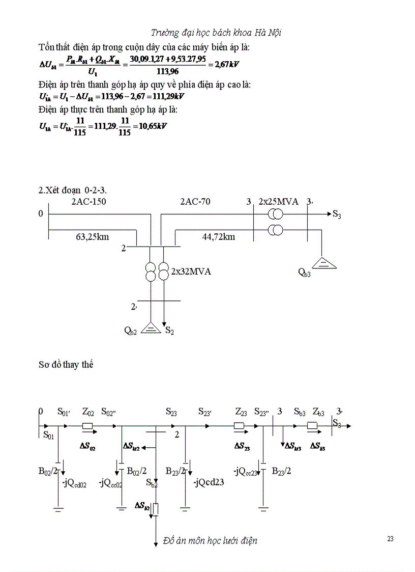 image for page Đồ án môn học lưới điện