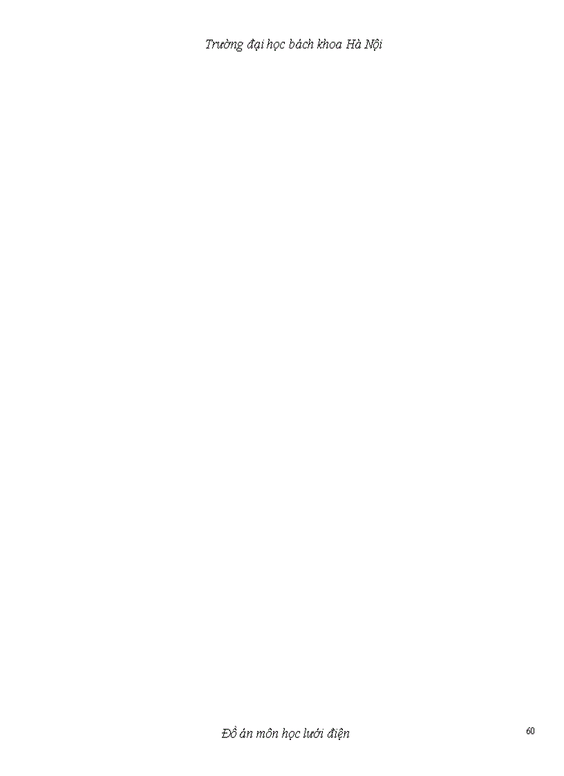 image for page Đồ án môn học lưới điện