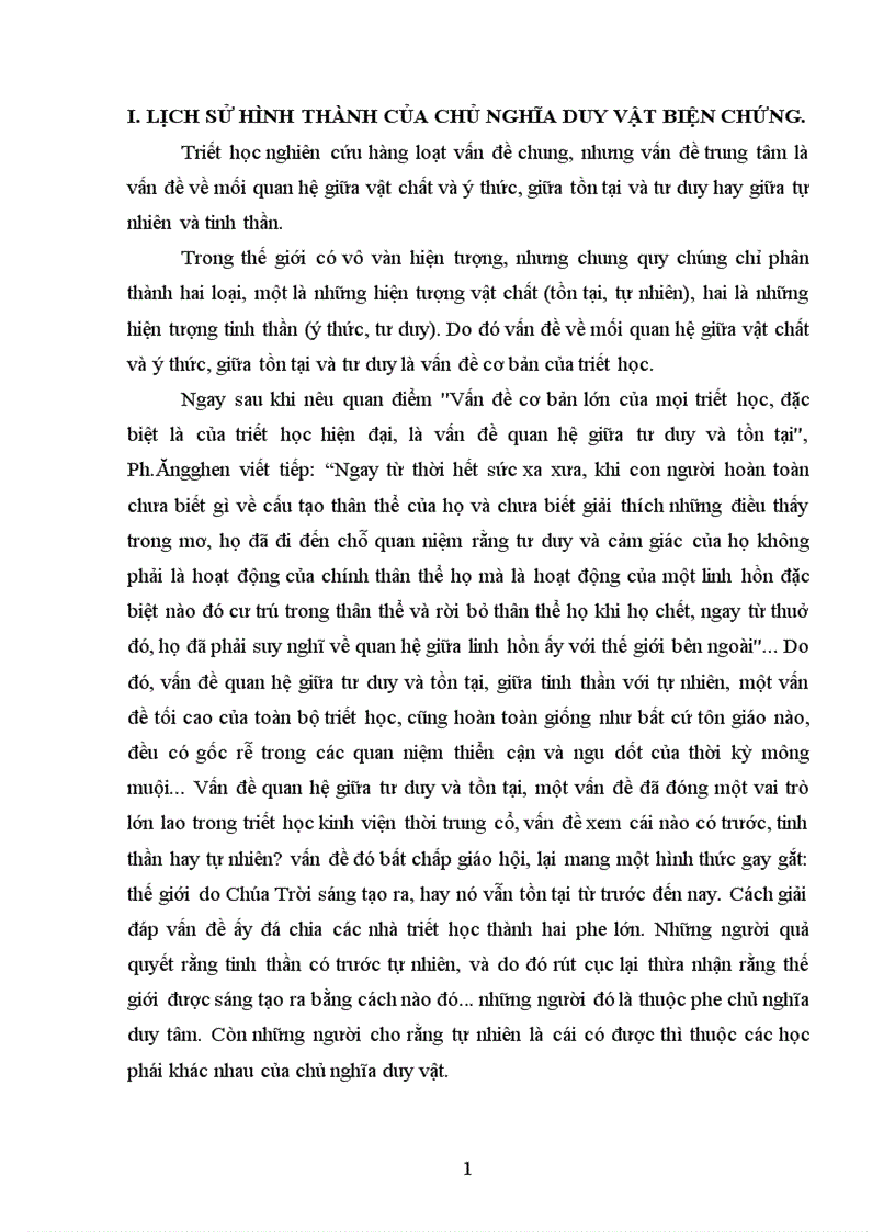 image for page Lịch sử hình thành của chủ nghĩa duy vật biện chứng